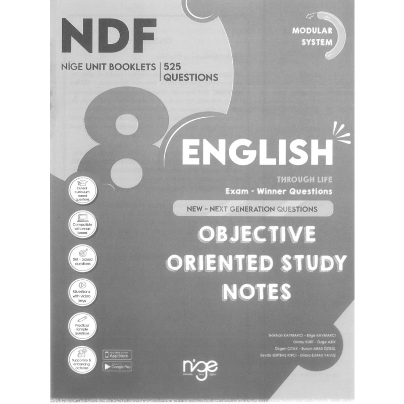ENGLISH OBJECTIVE ORIENTED STUDY NOTES