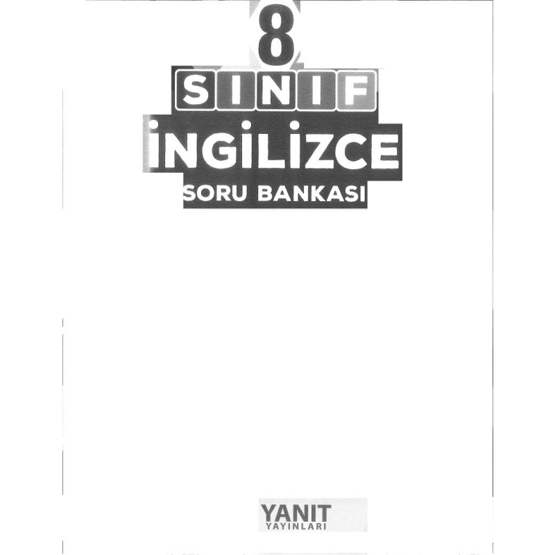 İNGİLİZCE SORU BANKASI