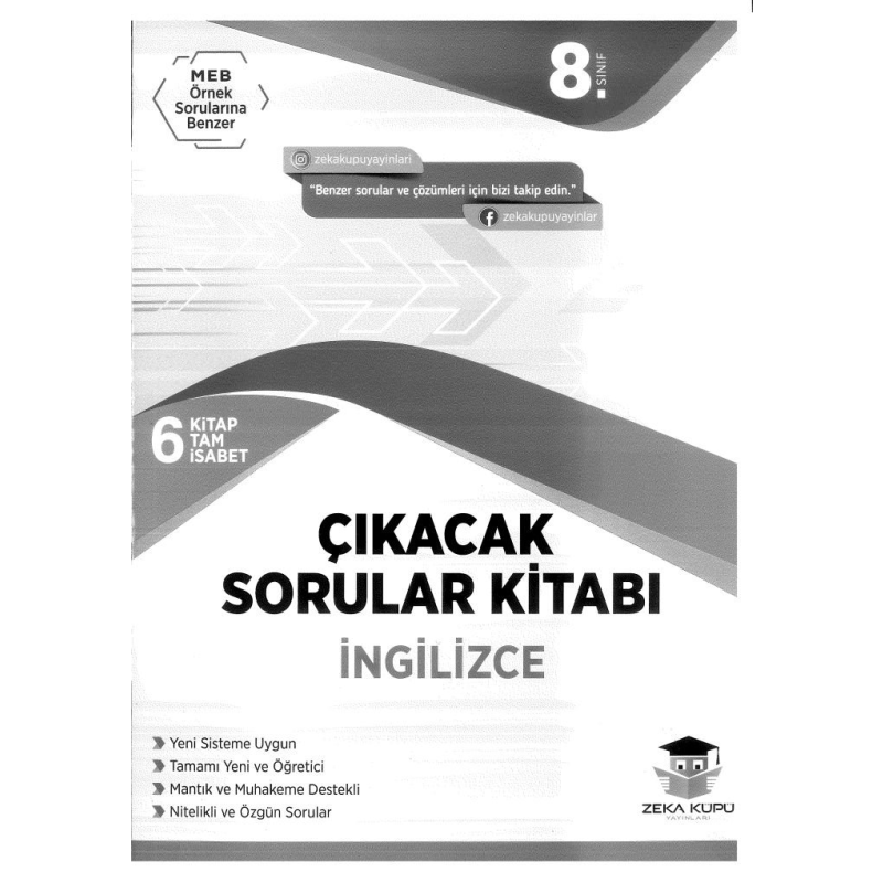 ÇIKACAK SORULAR KİTABI İNGİLİZCE