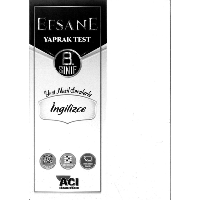 EFSANE YAPRAK TEST YENİ NESİL SORULARLA İNGİLİZCE