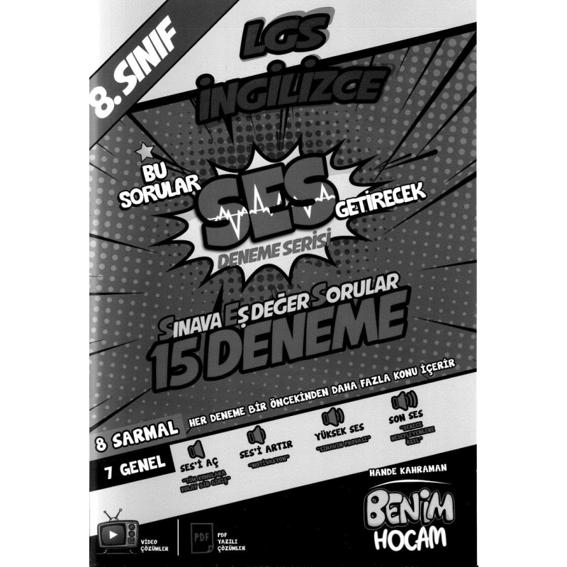 LGS İNGİLİZCE SES DENEME SERİSİ 15 DENEME