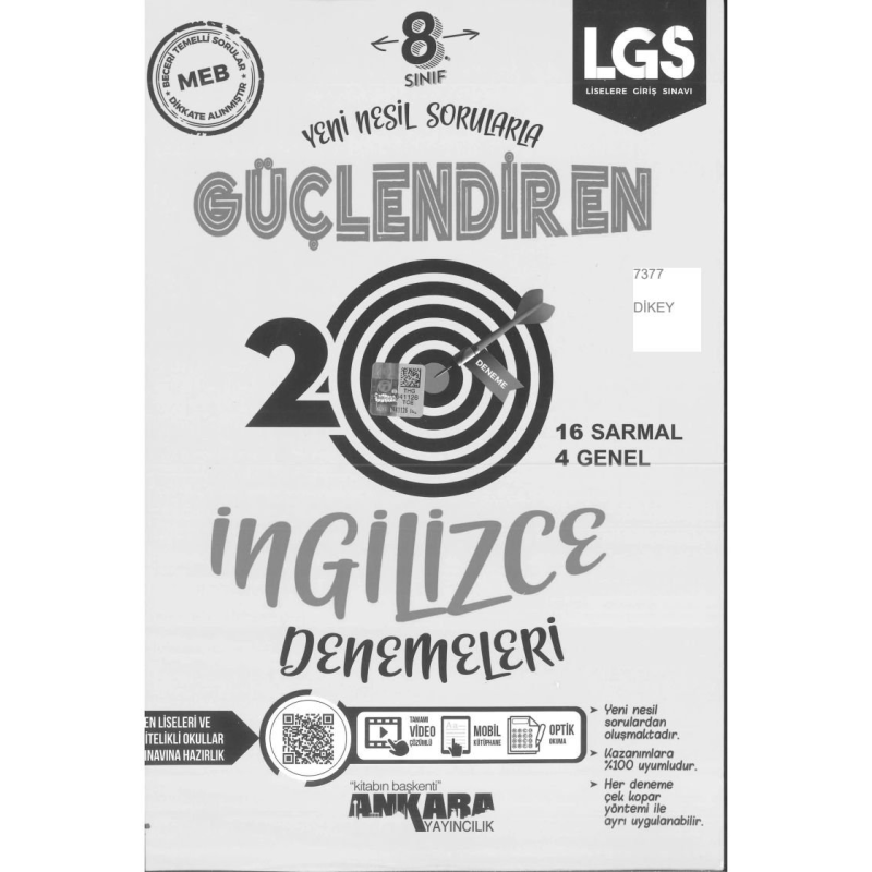 GÜÇLENDİREN 20 DENEME İNGİLİZCE DENEMELERİ