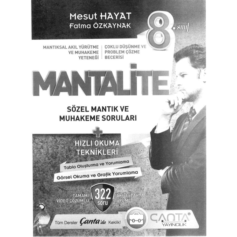 MANTALİTE SÖZEL MANTIK VE MUHAKEME SORULARI 322 SORU