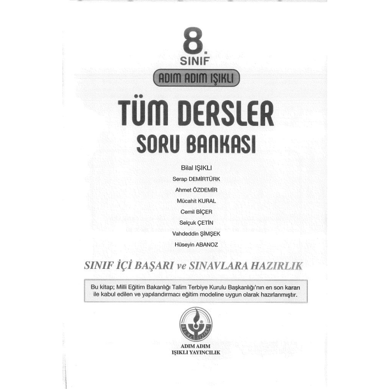 ADIM ADIM IŞIKLI TÜM DERSLER SORU BANKASI