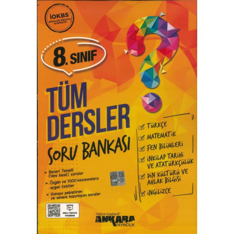 TÜM DERSLER SORU BANKASI BECERİ TEMELLİ