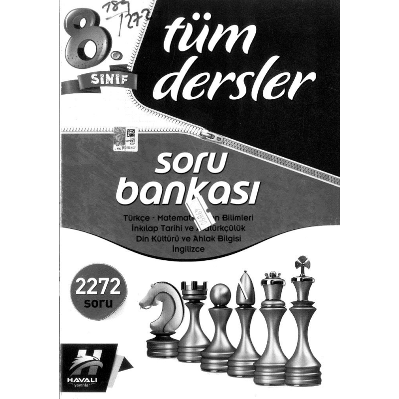 TÜM DERSLER SORU BANKASI 2272 SORU