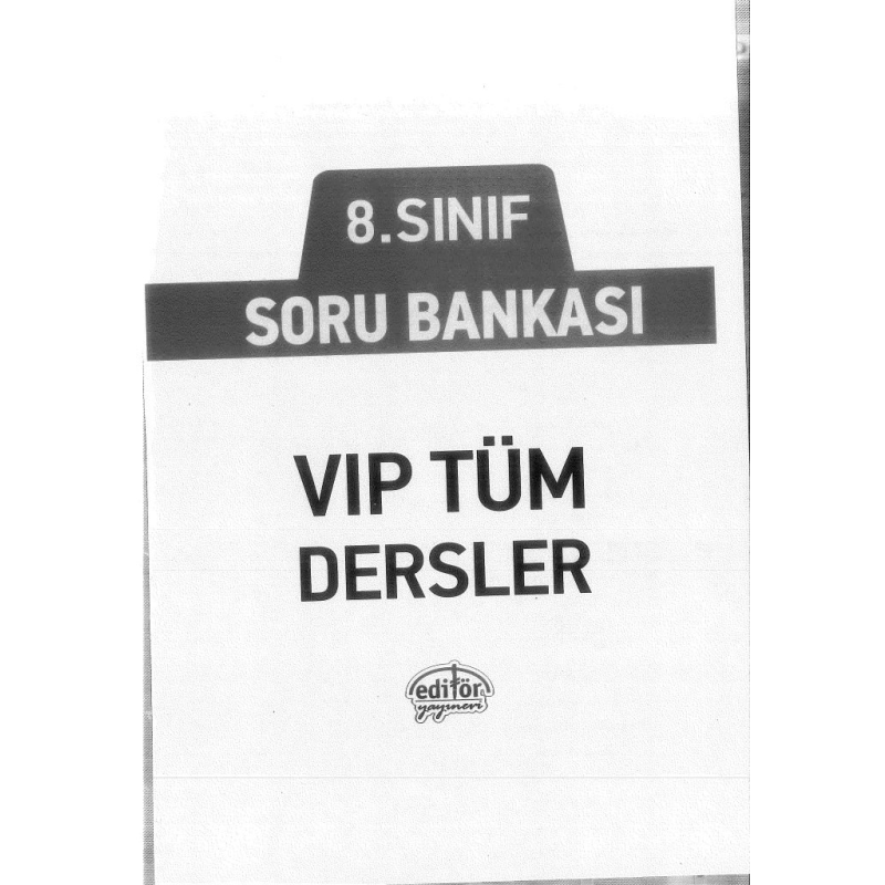 SORU BANKASI VİP TÜM DERSLER