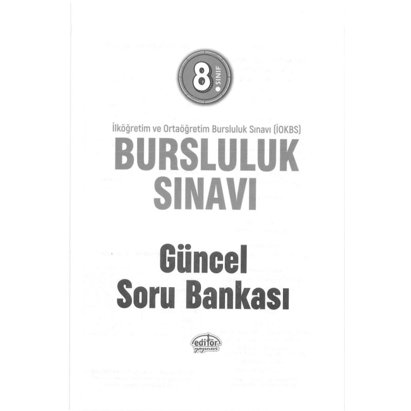 BURSLULUK SINAVI GÜNCEL SORU BANKASI