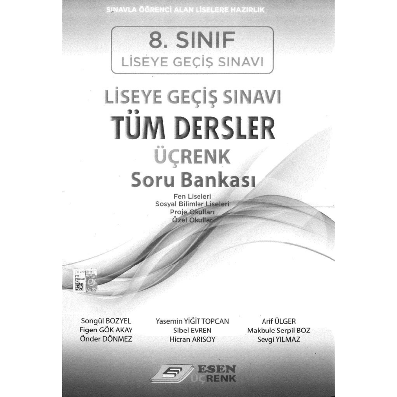 LGS TÜM DERSLER ÜÇRENK SORU BANKASI