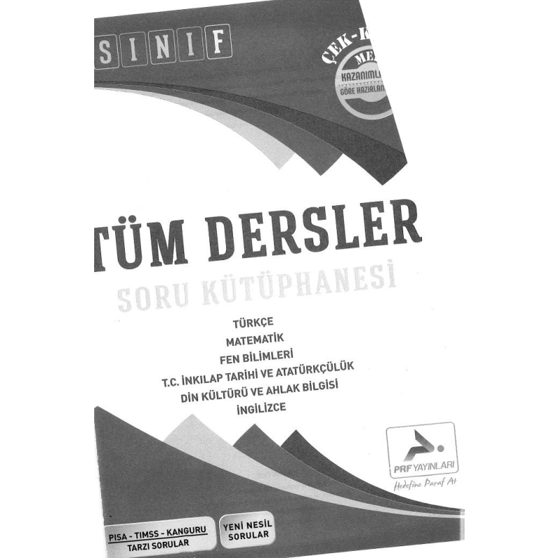 TÜM DERSLER SORU KÜTÜPHANESİ