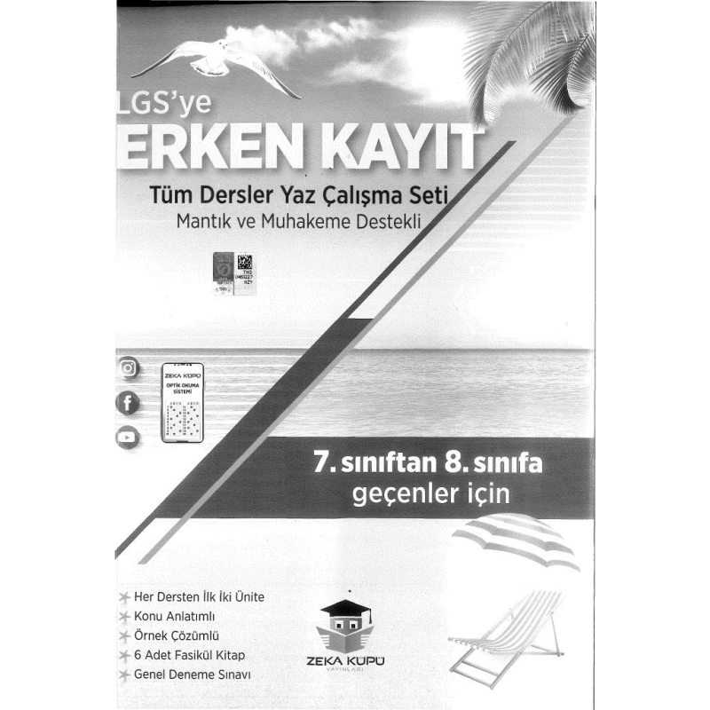 LGS'YE ERKEN KAYIT TÜM DERSLER YAZ ÇALIŞMA SETİ