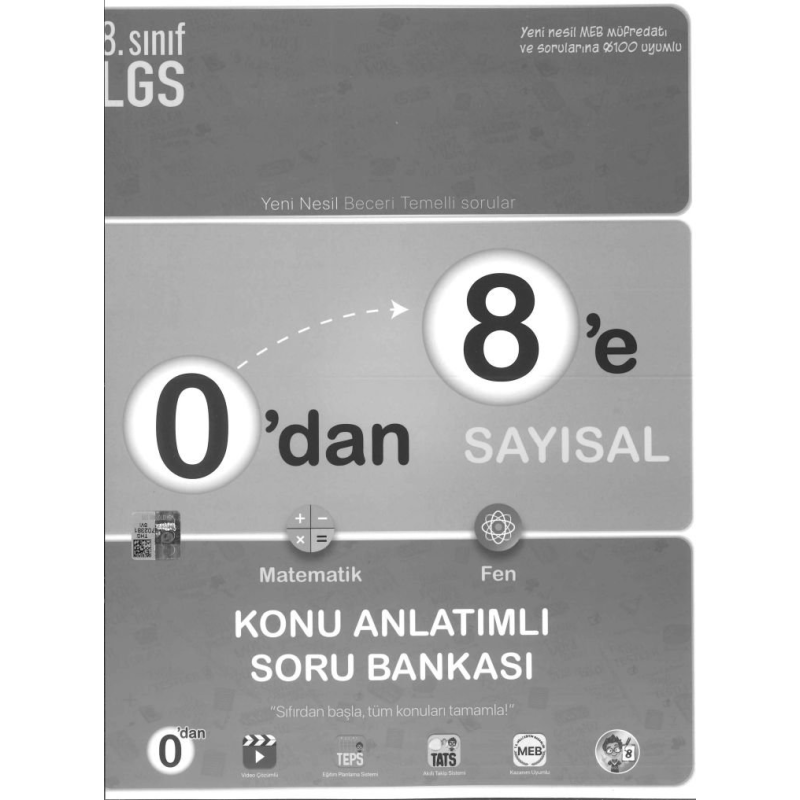 LGS 0'DAN 8'E SAYISAL KONU ANLATIMLI SORU BANKASI