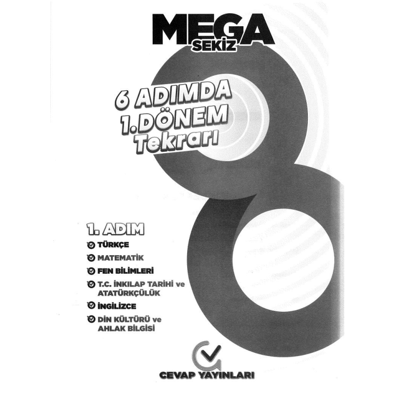 MEGA SEKİZ 6 ADIMDA 1. DÖNEM TEKRARI