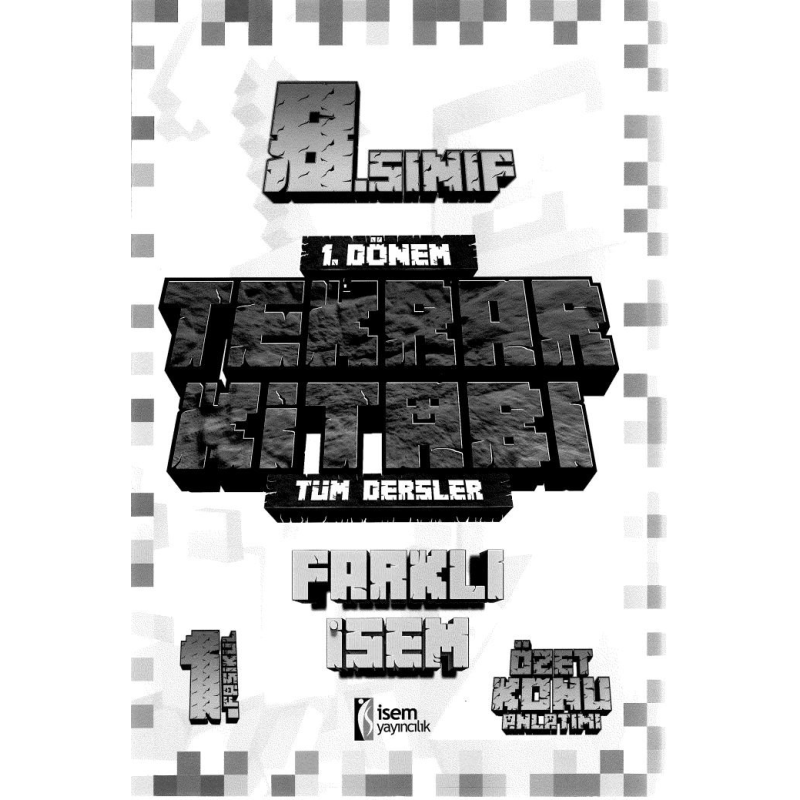 1. DÖNEM TEKRAR KİTABI TÜM DERSLER FARKLI İSEM