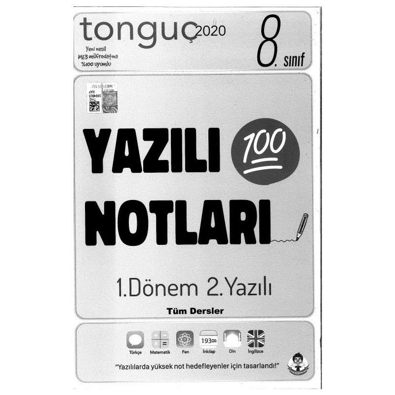 YAZILI NOTLARI 100 1. DÖNEM 2. YAZILI TÜM DERSLER