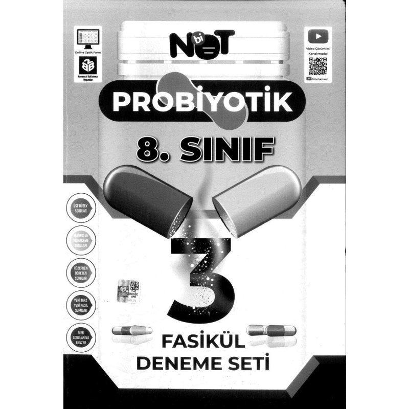 PROBİYOTİK 3 FASİKÜL DENEME SETİ