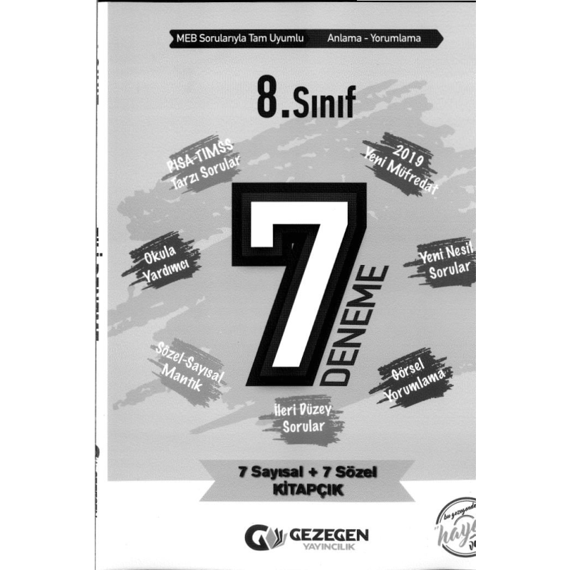 7 DENEME İLERİ DÜZEY SORULAR KİTAPÇIK