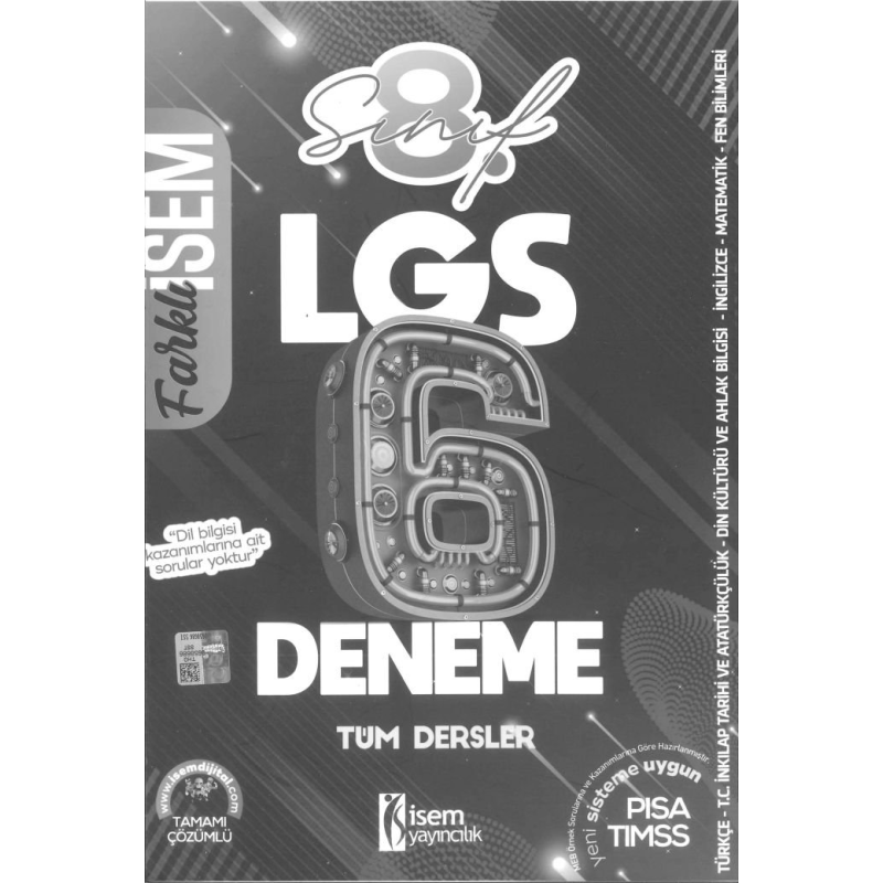 LGS 6 DENEME TÜM DERSLER