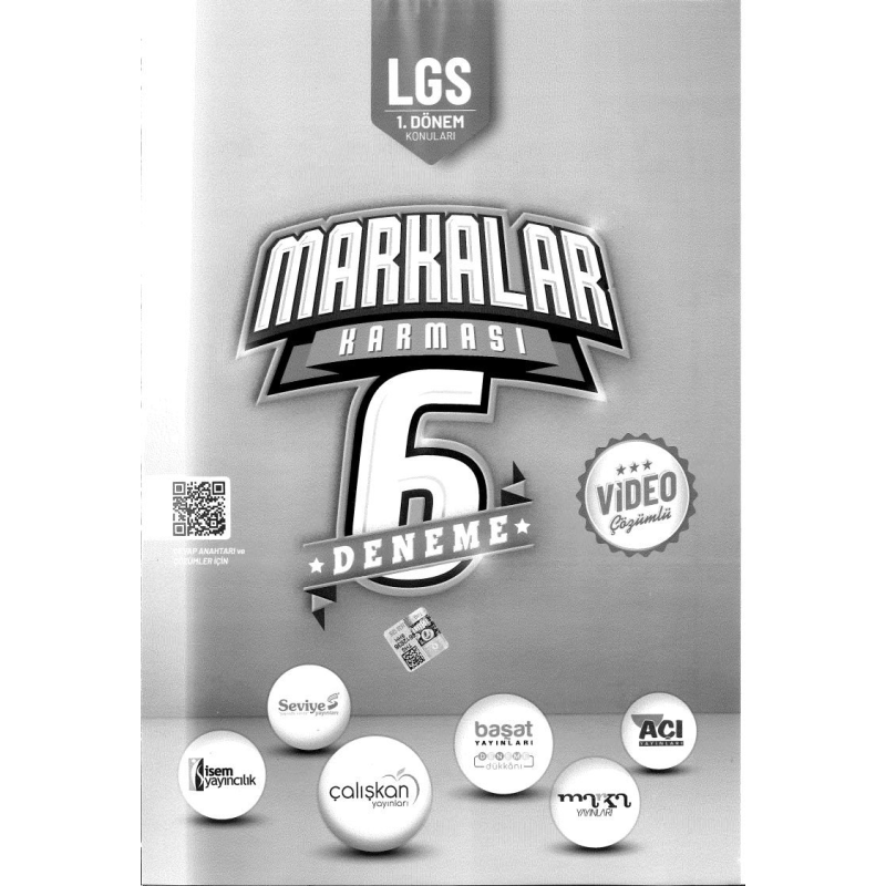 LGS 1. DÖNEM KONULARI MARKALAR KARMASI 6 DENEME