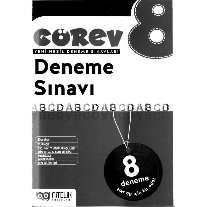 GÖREV YENİ NESİL DENEME SINAVLARI DENEME SINAVI 8 DENEME