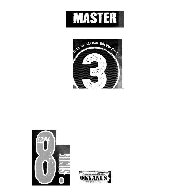 MASTER SÖZEL VE SAYISAL BÖLÜMLERLE 3 DENEME