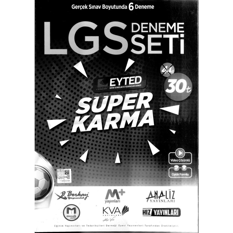 LGS DENEME SETİ SÜPER KARMA EYTED 6 DENEME