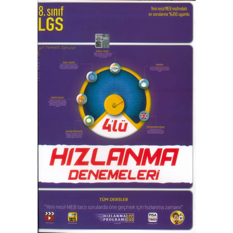 LGS 4'LÜ HIZLANMA DENEMELERİ TÜM DERSLER