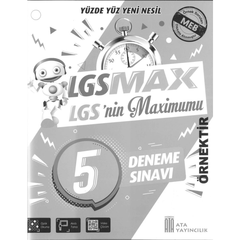 LGSMAX LGS'NİN MAXİMUMU 5 DENEME SINAVI