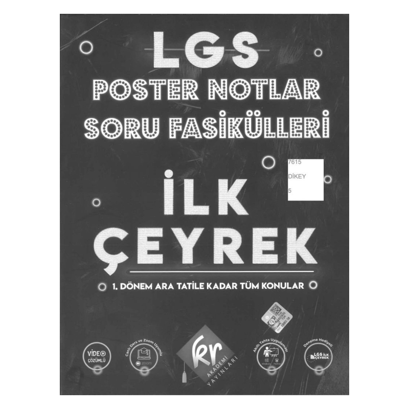 LGS POSTER NOTLAR SORU FASİKÜLLERİ İLK ÇEYREK