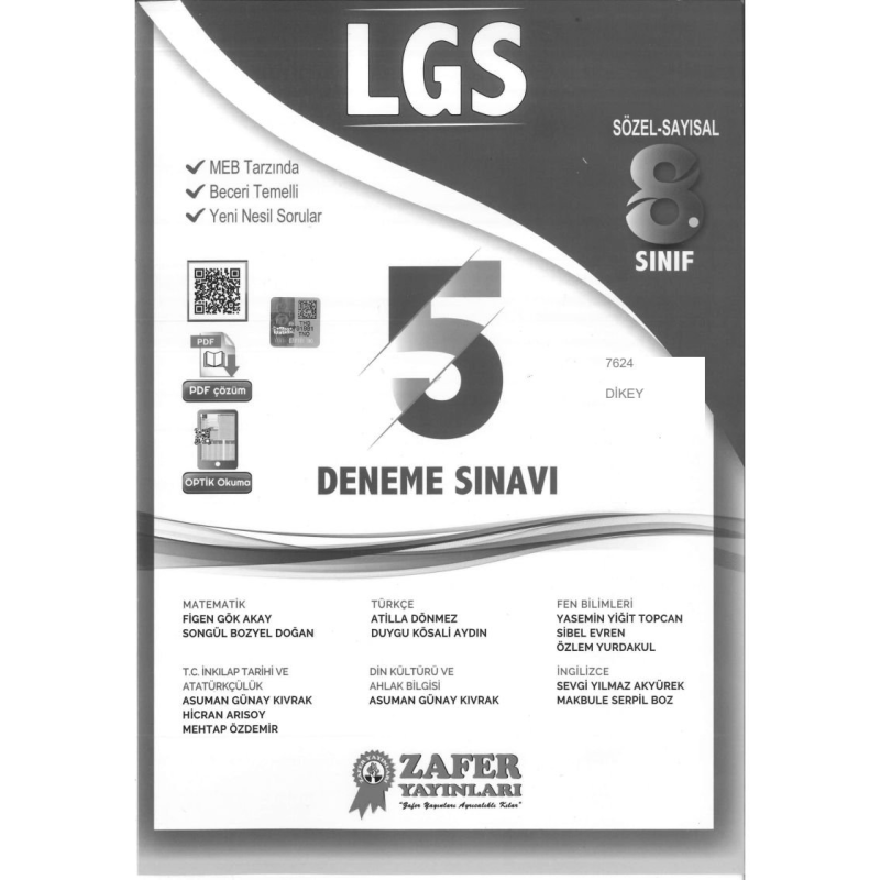 LGS 5 DENEME SINAVI MEB TARZINDA BECERİ TEMELLİ