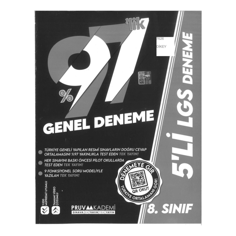 %97'LİK GENEL DENEME 5'Lİ LGS DENEME