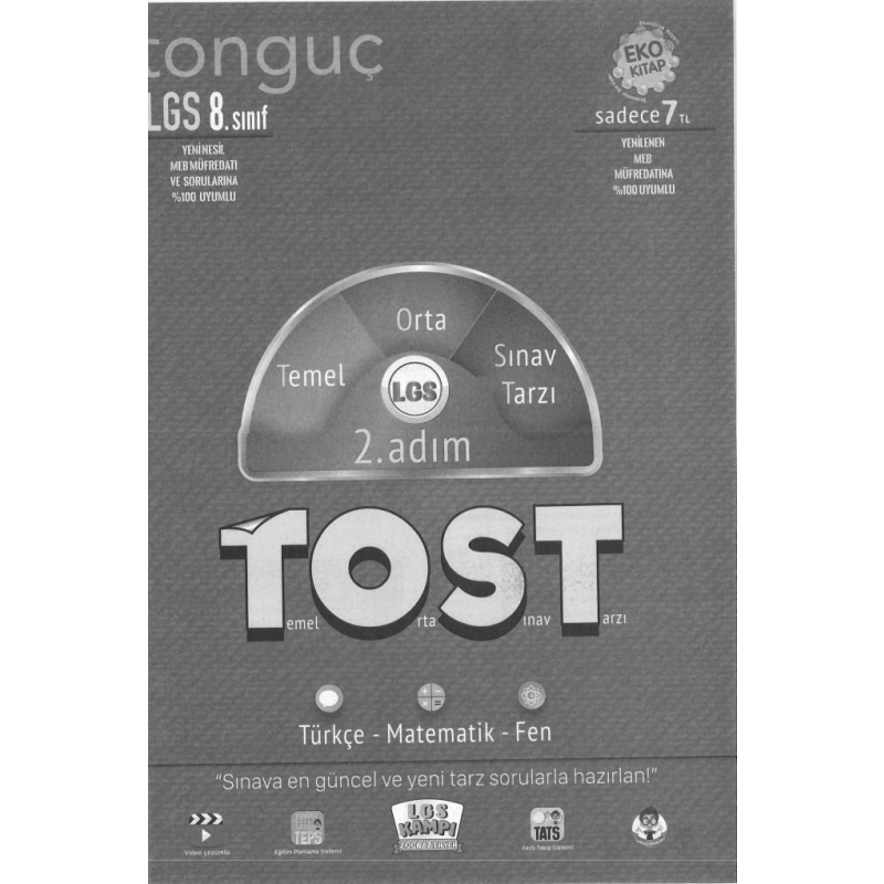 LGS TOST 2. ADIM TEMEL ORTA SINAV TARZI