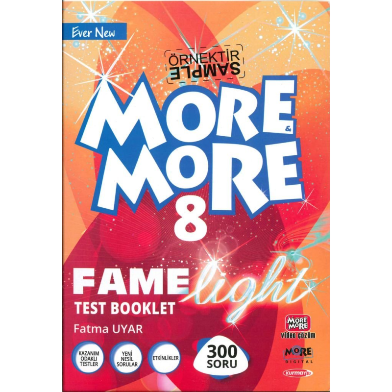 MORE MORE FAME TEST BOOKLER LIGHT