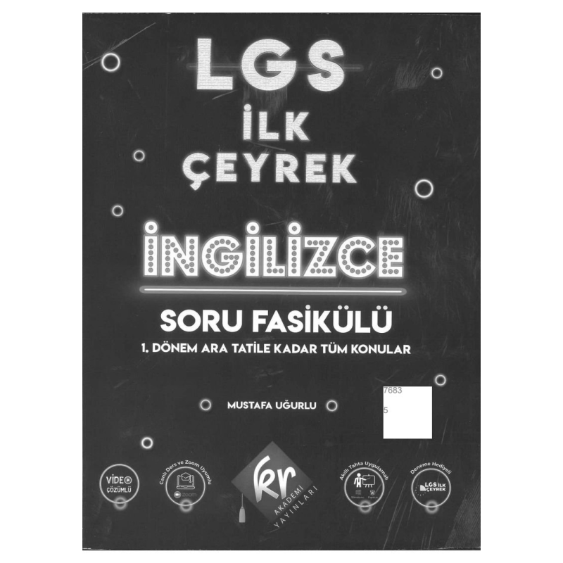 LGS İLK ÇEYREK İNGİLİZCE SORU FASİKÜLÜ