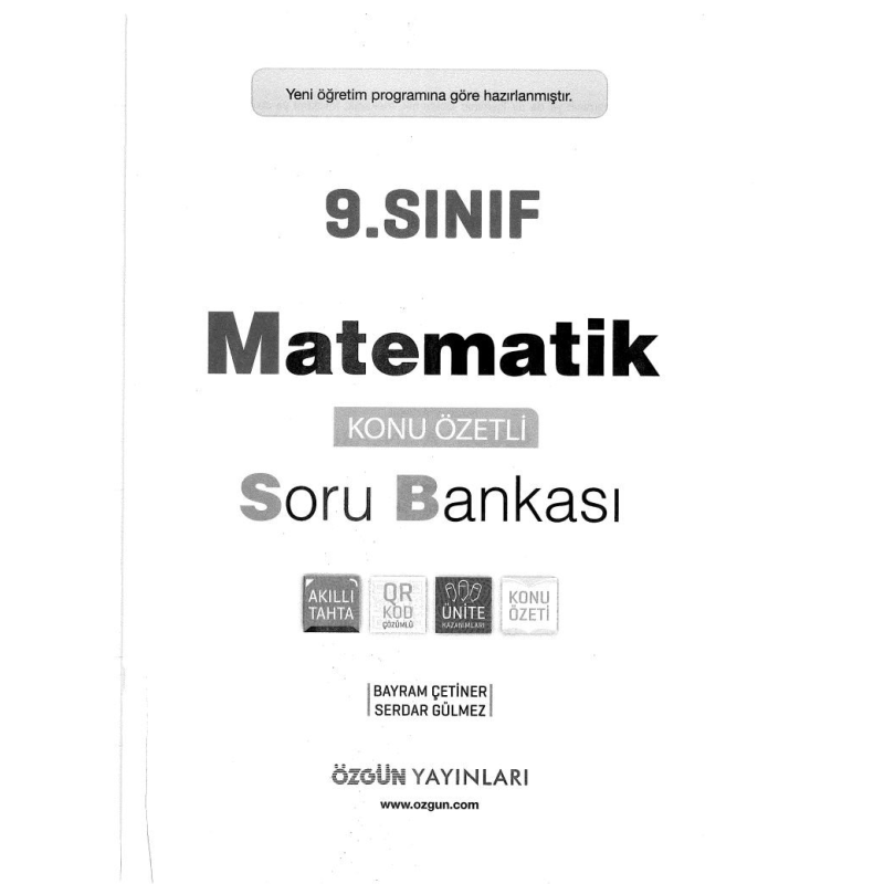 MATEMATİK KONU ÖZETLİ SORU BANKASI