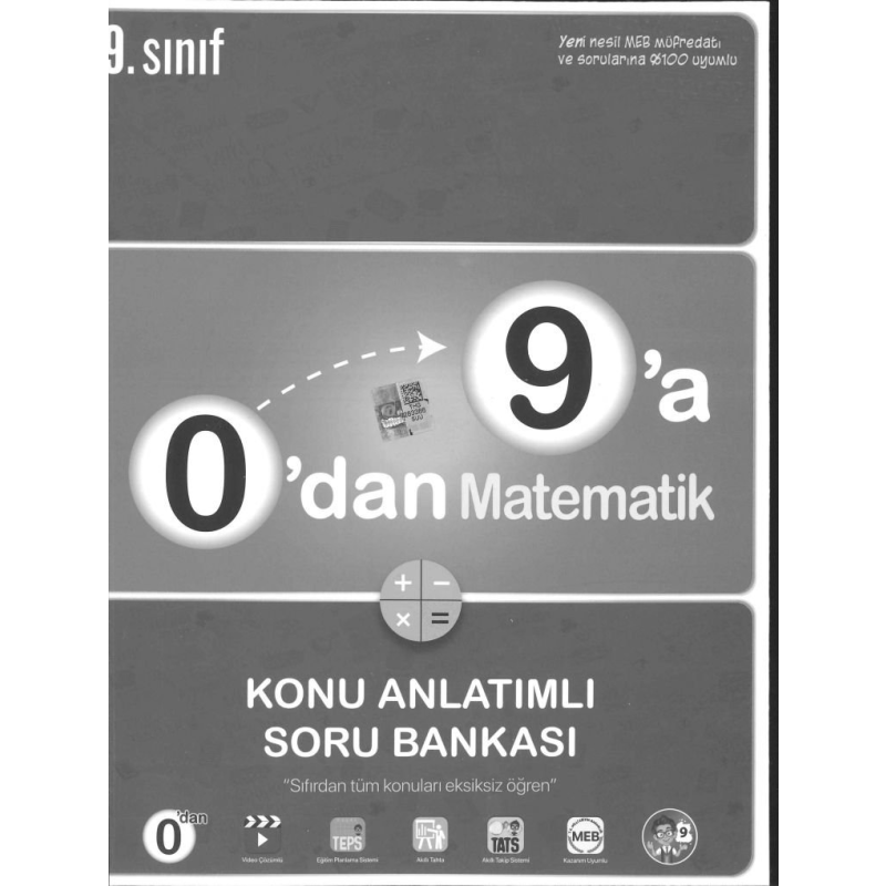 0'DAN 9'A MATEMATİK KONU ANJLATIMLI SORU BANKASI