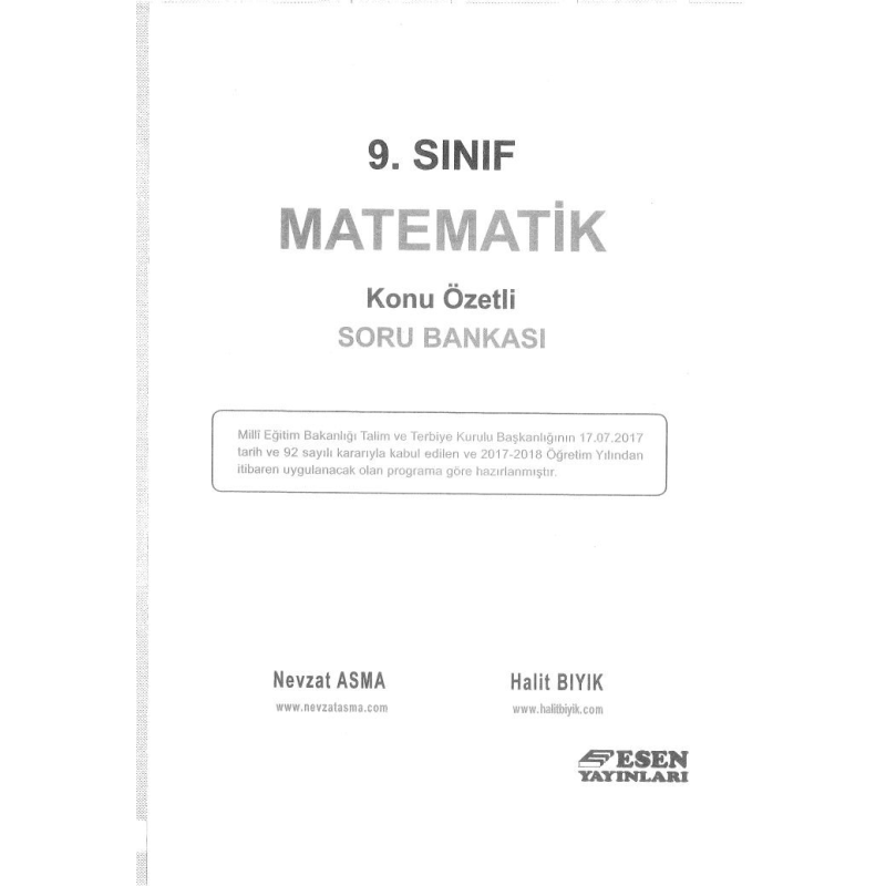 MATEMATİK KONU ÖZETLİ SORU BANKASI