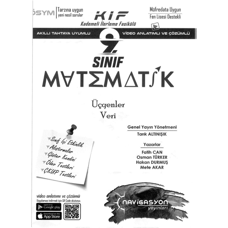 KADEMELİ İLERLEME FASİKÜLÜ MATEMATİK ÜÇGENLER VERİ