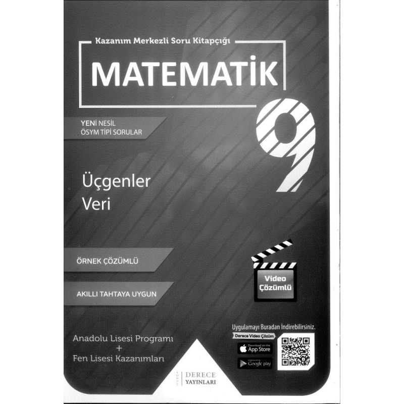 KAZANIM MERKEZLİ SORU KİTAPÇIĞI MATEMATİK ÜÇGENLER VERİ