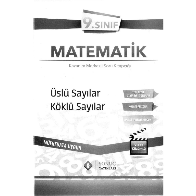 MATEMATİK KAZANIM MERKEZLİ SORU KİTAPÇIĞI ÜSLÜ SAYILAR KÖKLÜ SAYILAR