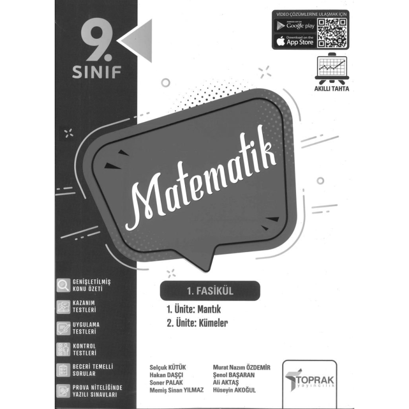 MATEMATİK 1. FASİKÜL MANTIK KÜMELER