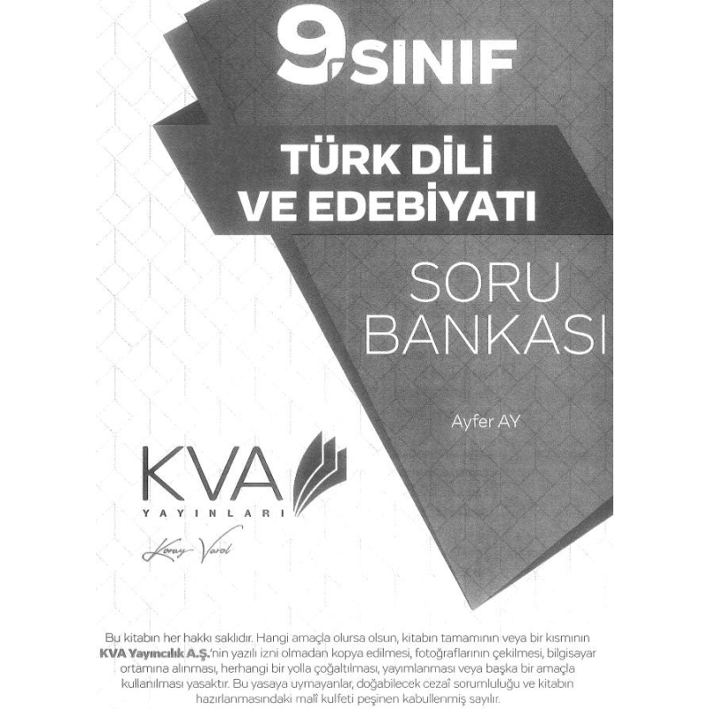 TÜRK DİLİ VE EDEBİYATI SORU BANKASI