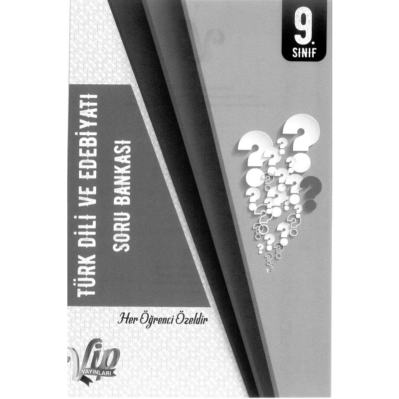 TÜRK DİLİ VE EDEBİYATI SORU BANKASI