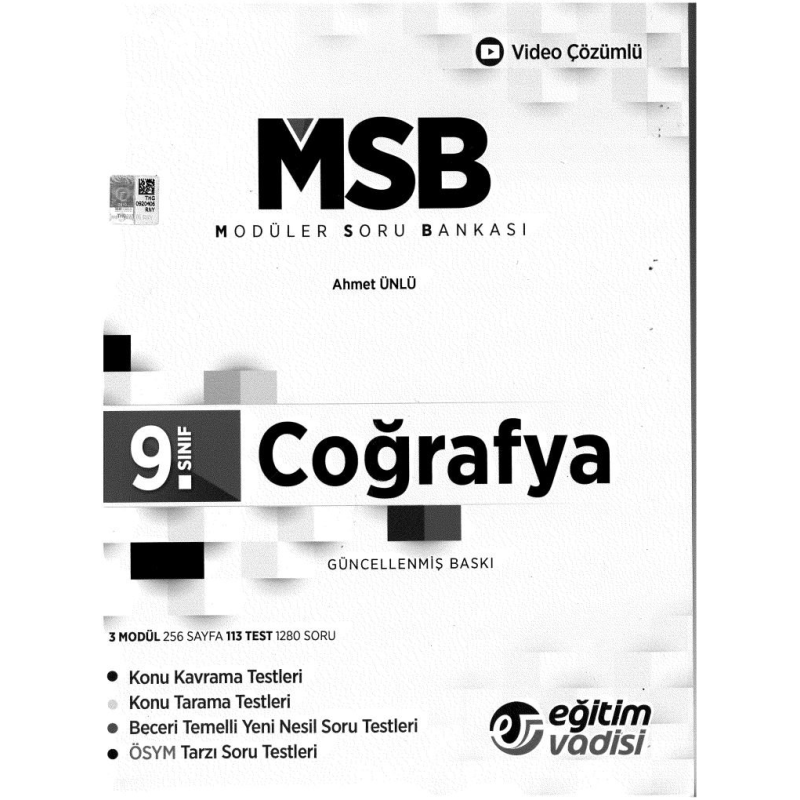 MODÜLER SORU BANKASI COĞRAFYA