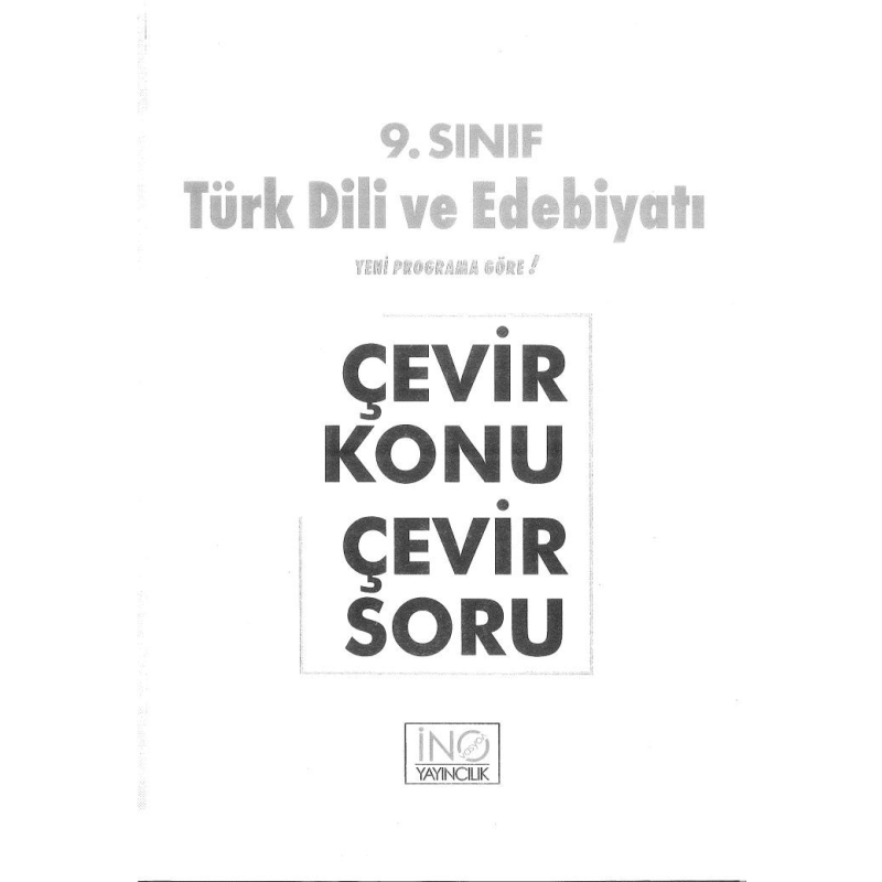 TÜRK DİLİ VE EDEBİYATI ÇEVİR KONU ÇEVİR SORU