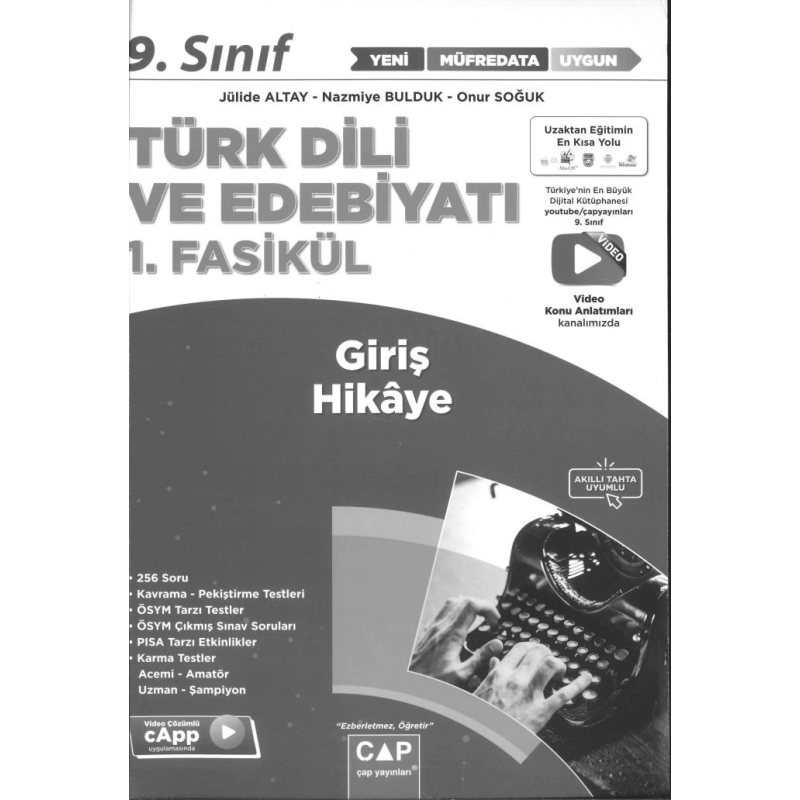 TÜRK DİLİ VE EDEBİYATI 1. FASİKÜL GİRİŞ HİKAYE
