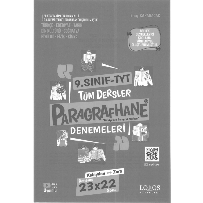 TYT TÜM DERSLER PARAGRAFHANE DENEMELERİ 23x22