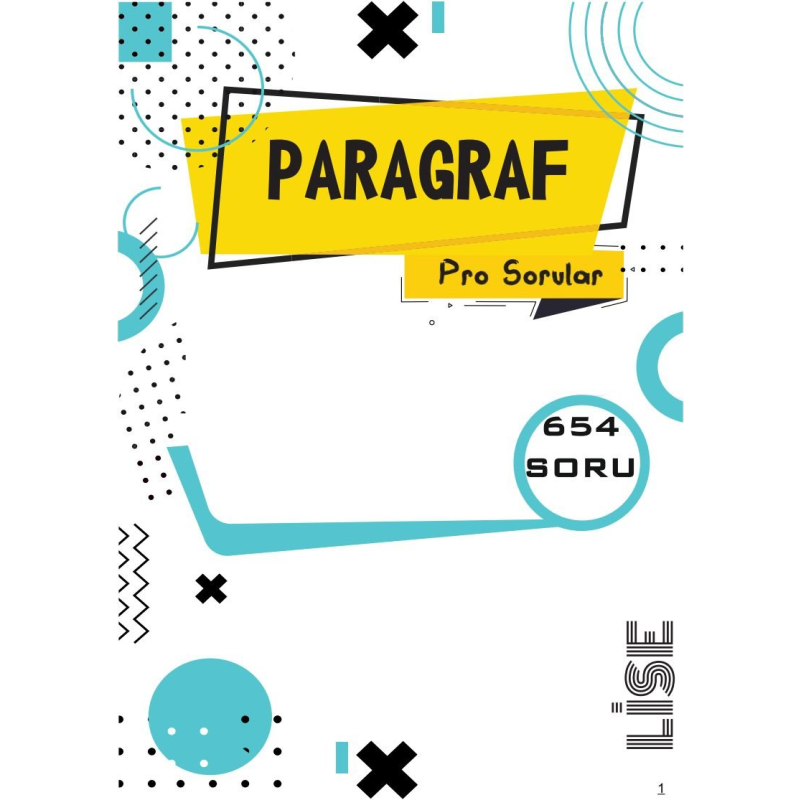 PARAGRAF SORU BANKASI 654 SORU