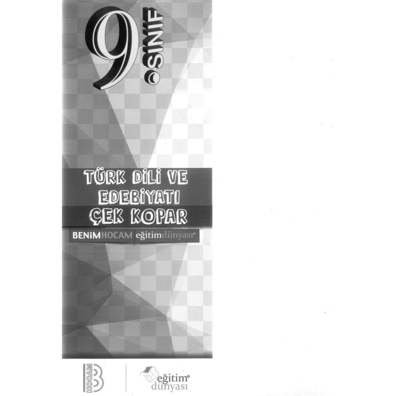 TÜRK DİLİ VE EDEBİYATI ÇEK KOPAR