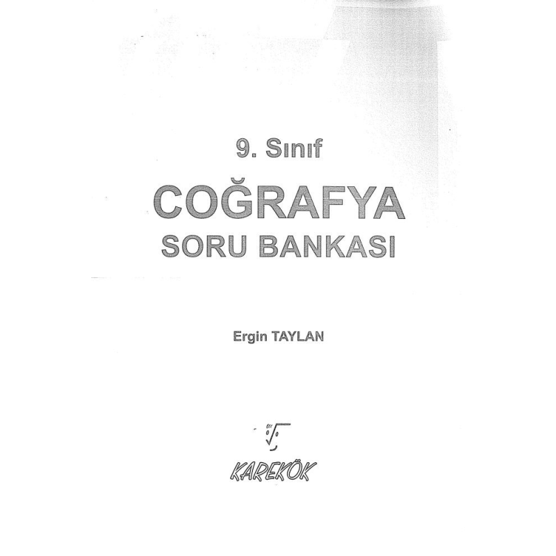 COĞRAFYA SORU BANKASI